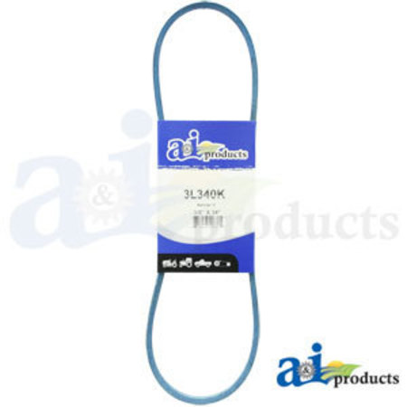 A & I Products Aramid Blue V-Belt (3/8" X 34" ) 14.5" x3.5" x0.5" A-3L340K